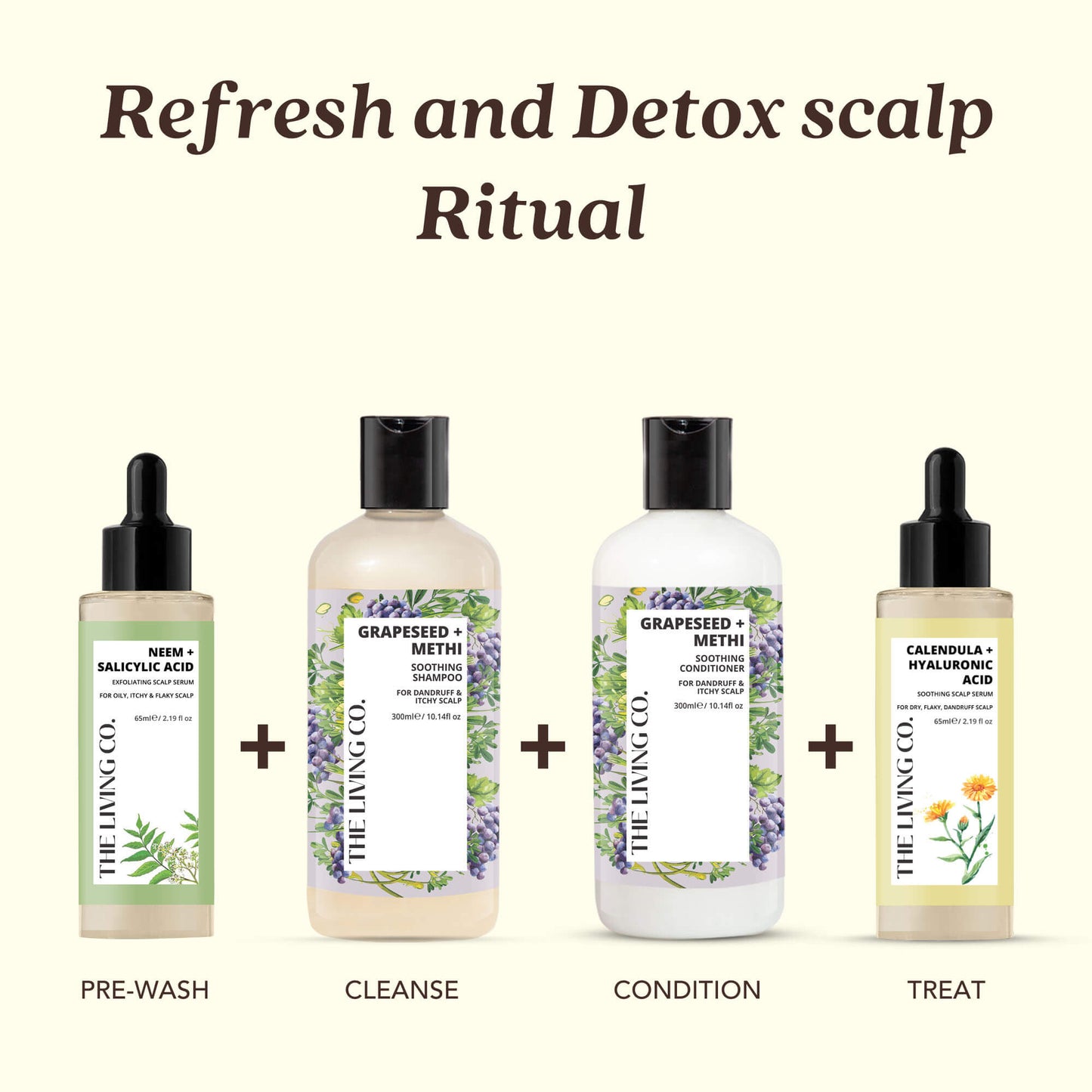 Clarifying Conditioner with GRAPESEED + METHI for Dandruff & Itchy Scalp - 300ml