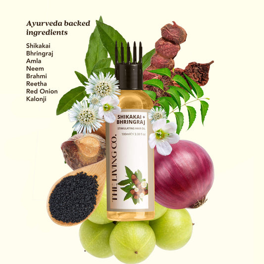 SHIKAKAI + BHRINGRAJ Stimulating Hair and Scalp Oil