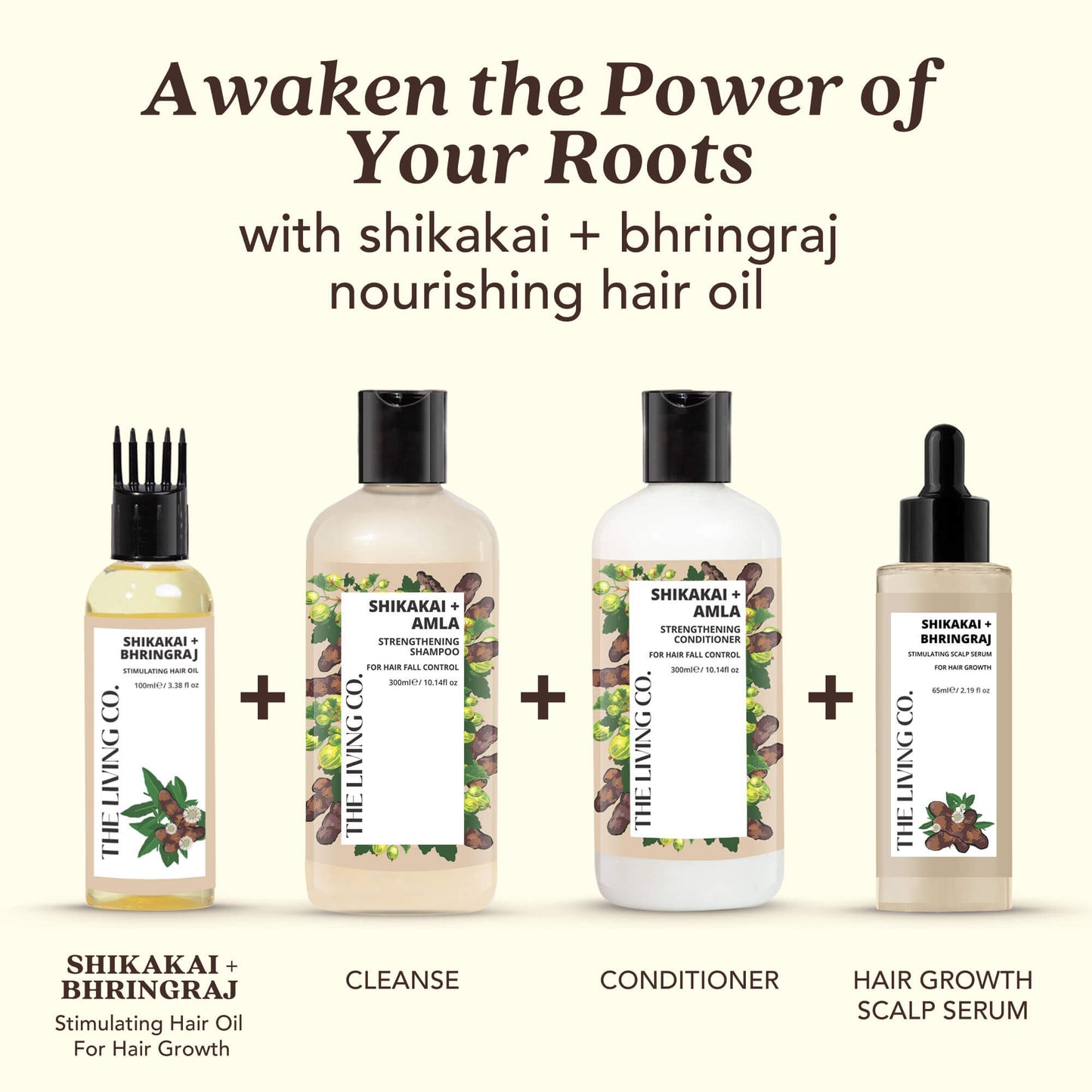 SHIKAKAI + BHRINGRAJ Stimulating Hair and Scalp Oil