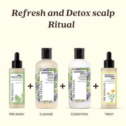 Clarifying Conditioner with GRAPESEED + METHI for Dandruff & Itchy Scalp - 300ml