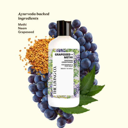 Clarifying Conditioner with GRAPESEED + METHI for Dandruff & Itchy Scalp - 300ml