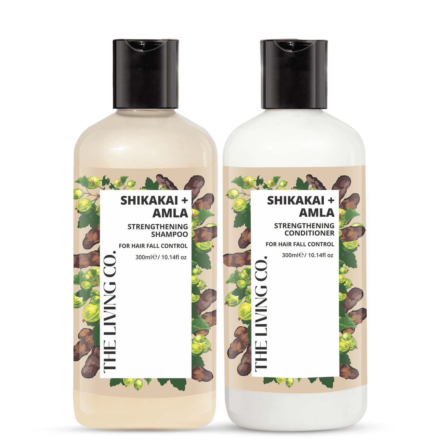 Strengthening Shampoo & Conditioner Combo with SHIKAKAI + AMLA