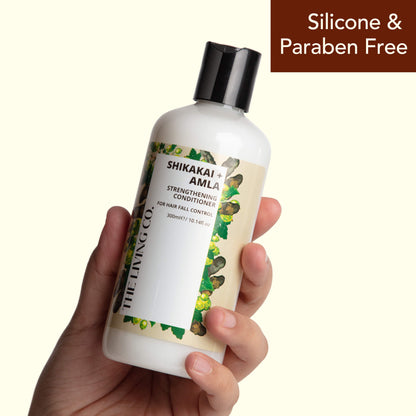 Strengthening Conditioner with SHIKAKAI + AMLA for Hair Fall Control - 300ml