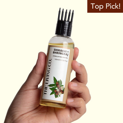 SHIKAKAI + BHRINGRAJ Stimulating Hair and Scalp Oil